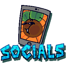 links to social media etc